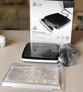 lot 242 image: LG 8x Slim Portable External Super Multi DVD Writer