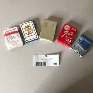 lot 345 image: Playing Cards Bundle