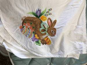 lot 416 image: Easter Table Cloth