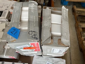 lot 21 image: Daltile Restore 3 in. x 12 in. Ceramic Bright White Subway Tile (12 sq. ft.  Case)