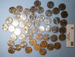 Full set of state quarters for all 50 states