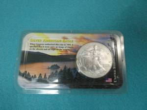 2001 Silver American Eagle  1 oz - uncirculated