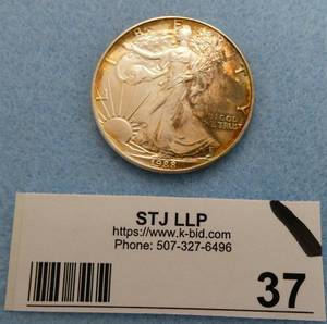 1988 Silver American Eagle  1 oz