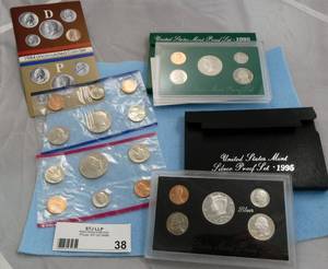 US Mint Proof Sets 1984 and 1995