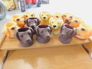 lot 32 image: Dog Mugs