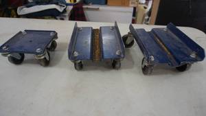 lot 64 image: Snowmobile Dollies