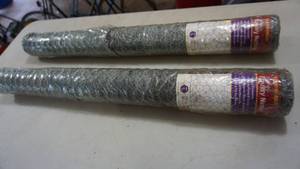lot 155 image: 2 Yardworks Galvanized Poultry Netting
