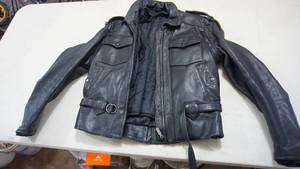 lot 159 image: Insulated Leather Motorcycle Jacket