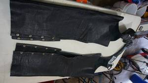 lot 160 image: Z1R Leather Motorcycle Chaps