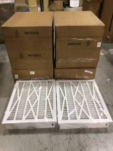 Lot of 7 boxes of Tier1 20 in. x 25 in. Merv 13 Return Air Filter Grille (2-Pack) (in good condition) (see all pictures)