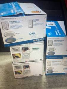 Lot of 6 Bath Fan & Speaker Home NetWerks (Open Box product) (see all pictures)