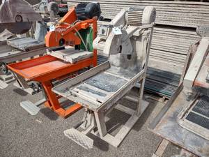 lot 31 image: Clipper 14 Block Saw, 5 hp, 230 Vo...