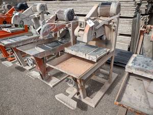 lot 33 image: Clipper 14 Block Saw, 5 hp, 230 Vo...