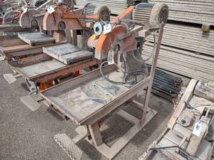 lot 35 image: Clipper 14 Block Saw, 5 hp, 230 Vo...