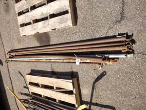 lot 308 image: (7) Assorted Lenghth Stiff Arms...