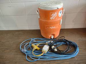 lot 251 image: (2) Extension Cords, Pigtail with B...