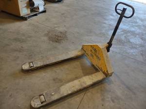 lot 269 image: Lift Rite 5000 lb. Wide Pallet Jack...