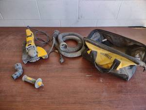lot 350 image: Dewalt Angle Grinder with CuttingT...