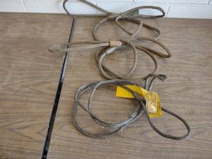 lot 413 image: (3) Lifting Cables...