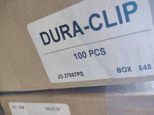 lot 452B image: Approx. (200) Dura Clips, New...