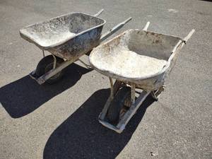 lot 504 image: (2) Wheel Barrows...