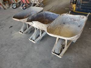lot 505 image: (3) Wheel Barrows...