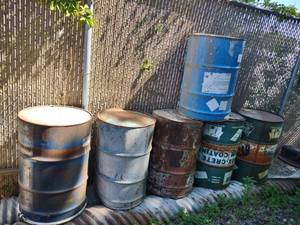 lot 517 image: (6) Steel Drums...