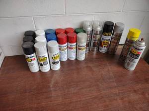 lot 606 image: Assorted Rust-Oleum Paints...