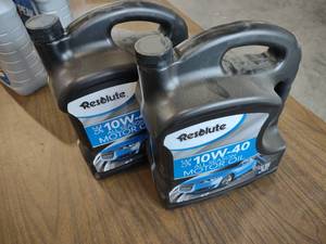 lot 609 image: 1 14 Gallons10W-40 Oil...