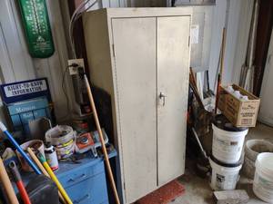 lot 624 image: Two Door Cabinet, 30x18x66...