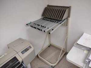 lot 629 image: Blue Print Rack...