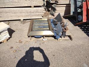 lot 634 image: (2) Fireplace Doors, (2) Chimilator...