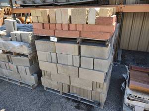 lot 709 image: (2) Pallets Assorted Cement Block...