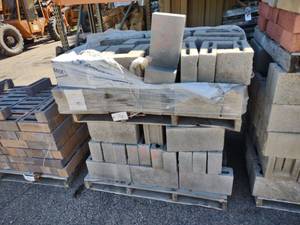 lot 710 image: (2) Pallets Assorted Cement Block...