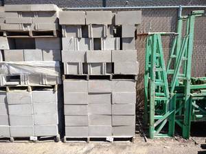 lot 717 image: (2) Pallets Cement Block...
