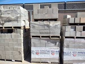 lot 722 image: (3) Pallets Cement Block...