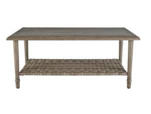 Windsor Brown Metal Outdoor Patio Coffee Table the retail price in Home Depot is $199