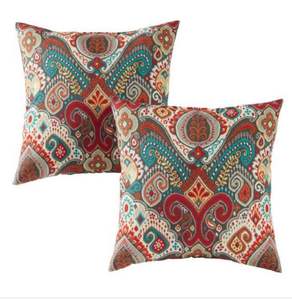 Asbury Park Square Outdoor Throw Pillow (2-Pack