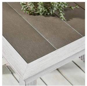 Marina Point Square Steel Patio Side Table