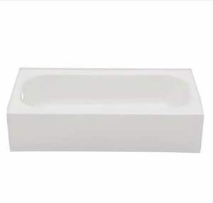 Aloha 60 in. Left Drain Rectangular Alcove Soaking Bathtub the retail price in Home Depot is $187