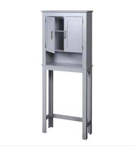 ShakerStyle26.5in.Wx10.1 in. Dx68 in.H Spacesaver in Dove Gray