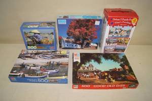 lot 146 image: Jigsaw Puzzles - 500 Piece