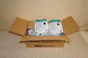 lot 142 image: Box of NEW Ambulatory Enternal Nutrition Sets