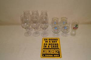 lot 124 image: Drinkware - Blue Moon, Rapala Sundown Saloon