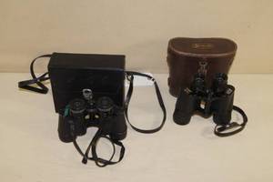 lot 70 image: 2 Binoculars with Cases - Selsi, Stellar