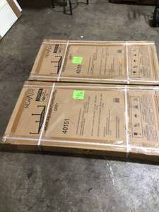 Lot of 2 NewAge  Gray Adjustable Steel Overhead Garage Storage Rack (48 in W x 96 in D) not used see pictures