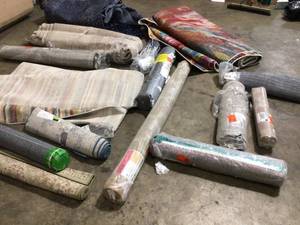 Lot of assorted carpets and area rugs customer returns see pictures