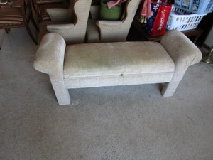 Dressing Bench wCedar Storage