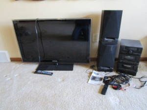 Samsung 37 TV & Sound Design Stereo