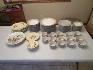 Stoneware Plates & Cups